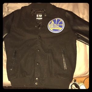 Golden state warrior varsity jacket